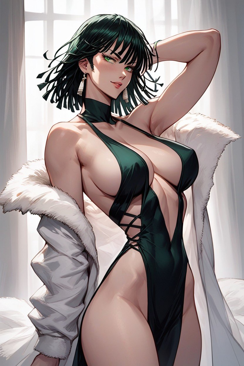 Fubuki From One Punch Man, Sexy Pose Shemale AI Porn