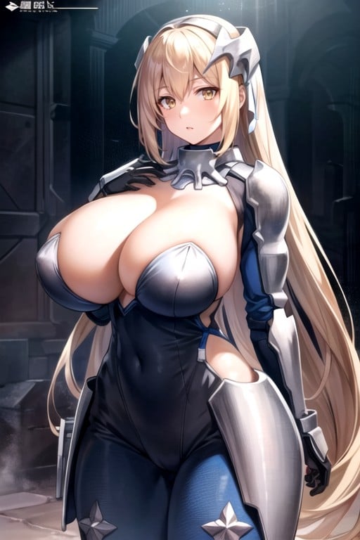 Aiz Wallenstein (is It Wrong To Try To Pick Up Girls In A Dungeon?), Bunda Enorme, Seios Falsos Hentai IA pornografia