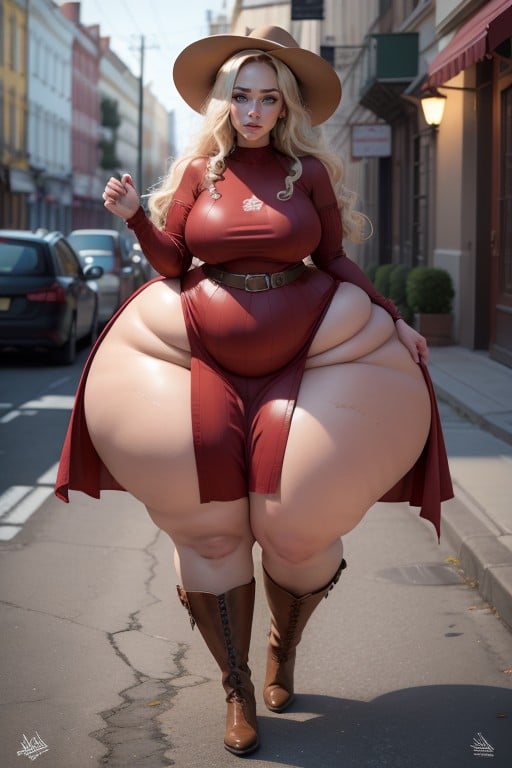 Cowgirl, Saloon Setting, Full Body AI Porn