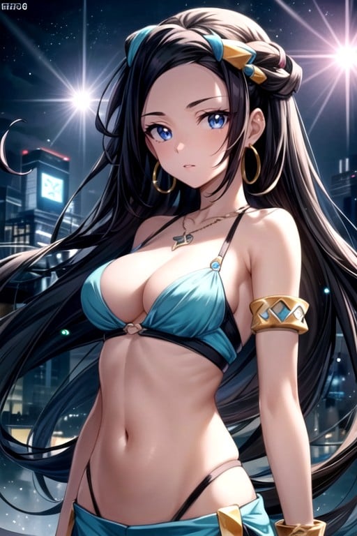 Nessa Rurina (pokemon), Noche, Ultra DetalladoHentai IA