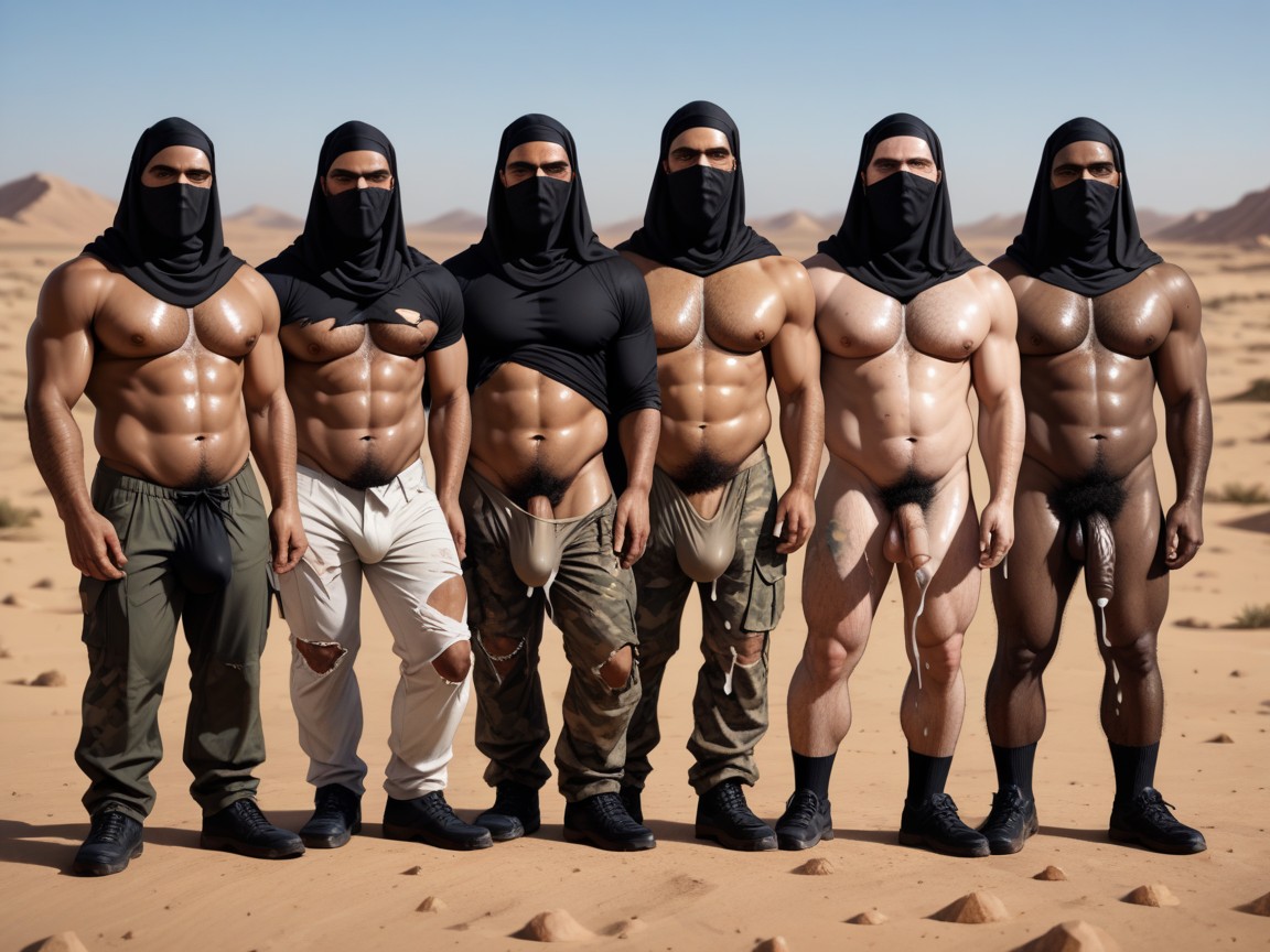 Niqab, Foreskin, Sweaty 게이 AI 포르노