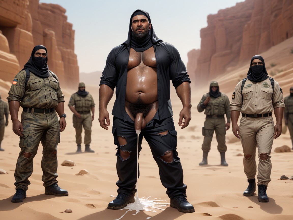 Sweat, Cum Everywhere, 땀나는 게이 AI 포르노