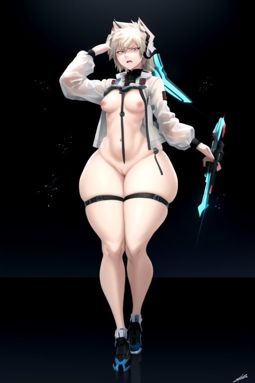 Nave Espacial, Cuerpo Completo, DégoûtéHentai IA