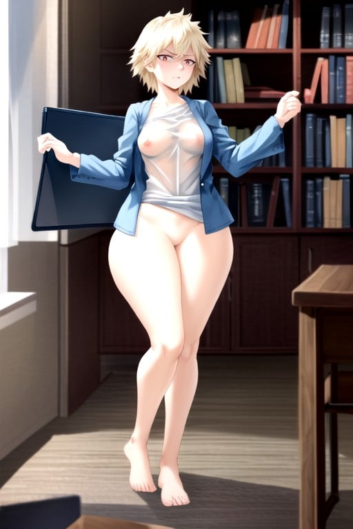 Bakugou Mitsuki (my Hero Academia), Com Nojo, Bunda Extremamente Grande Travesti IA Pornô