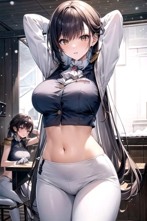 Nevado, Marciana (nikke), Brazos ArribaHentai IA