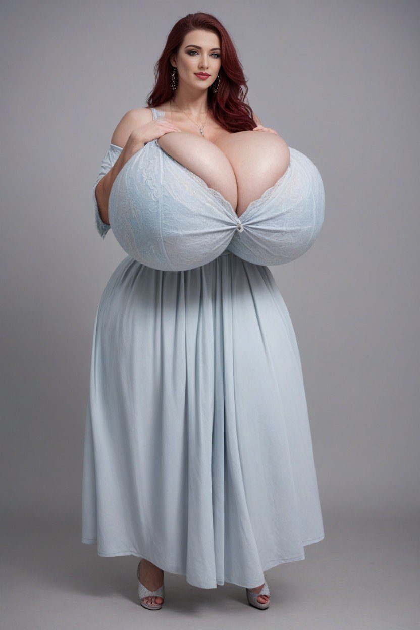 Super Giant Massive Tits, More Breast Than Woman, Gigantic Natural Breasts Asian AI Porn