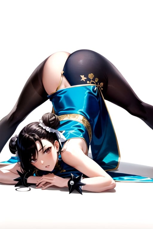 Nu, Pose De Jack O'lantern , Chun Li (street Fighter) Hentai IA pornografia