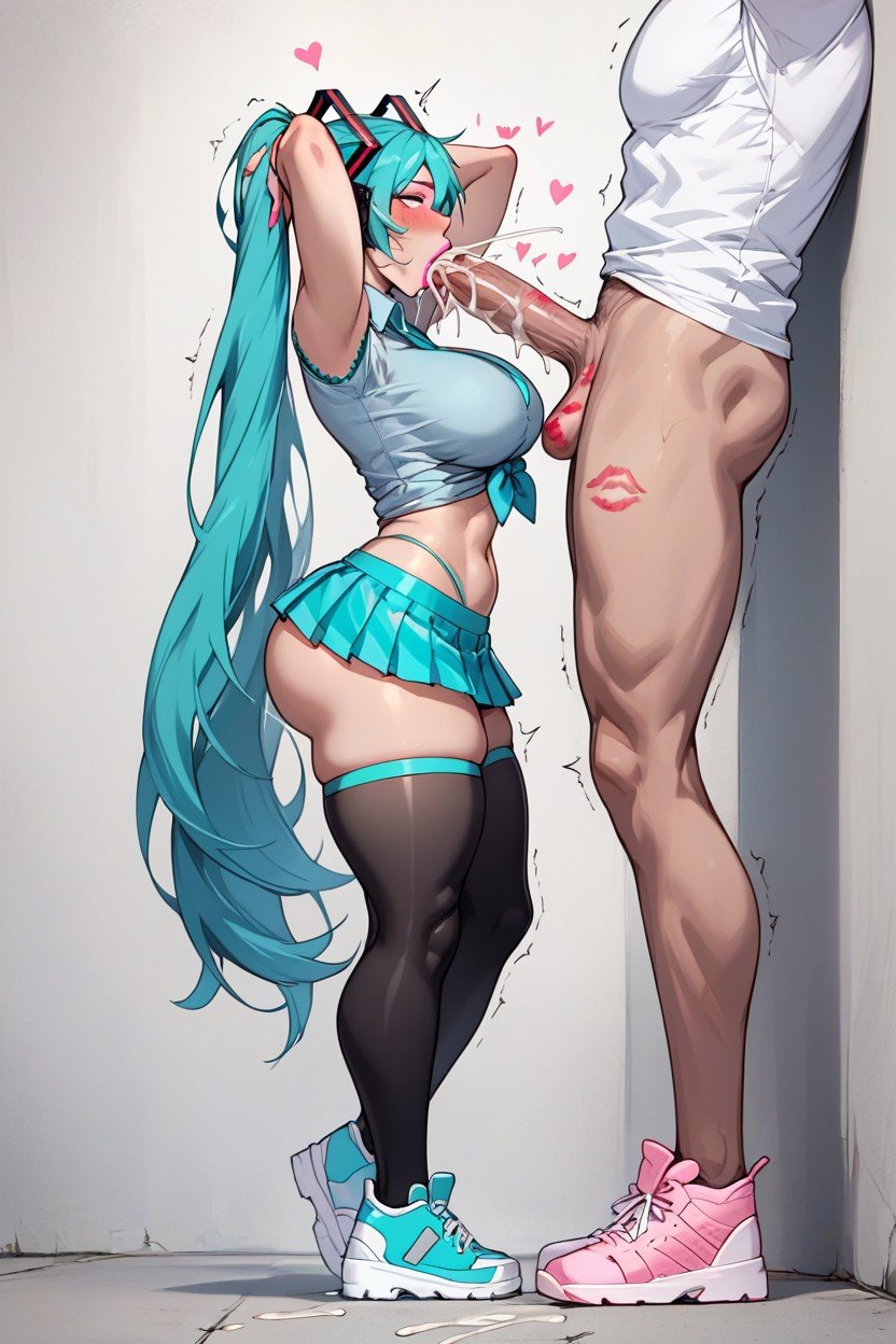 Skirt, Big Penis, BlushingAI黃漫