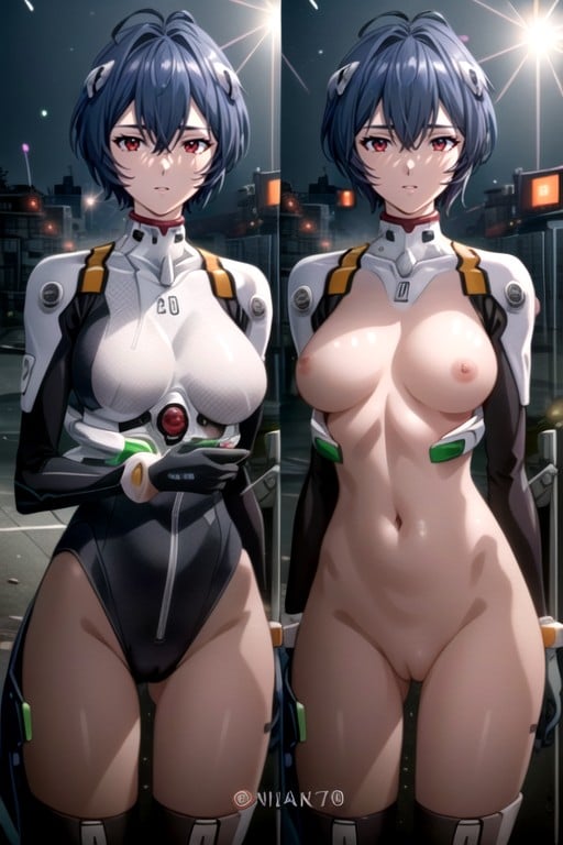 Ayanami Rei (evangelion), Dedo Do Pé De Camelo, Ultra Detailed Hentai IA pornografia