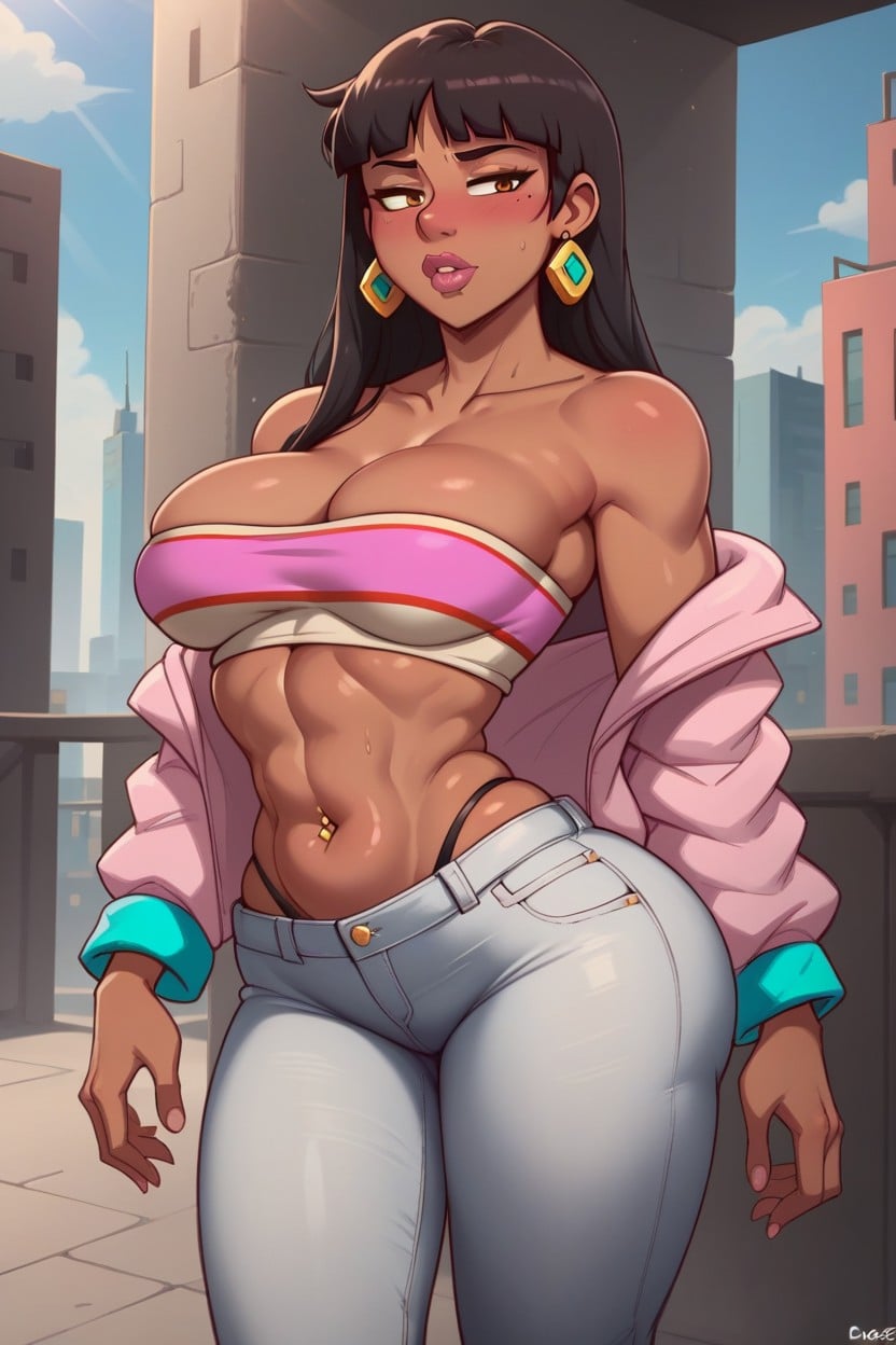 Streets, Areolae, Artist Dross Artstyle Hentai AI Porn