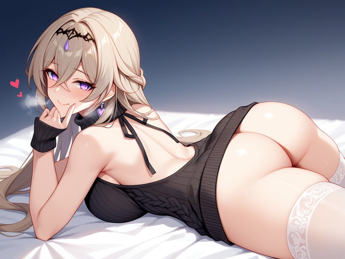 Purple Eyes, Horny, Heart Eyes Hentai AI Porn