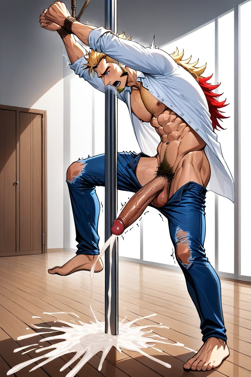 Blue Eyes, Steamy, Tired AI Gay Porn