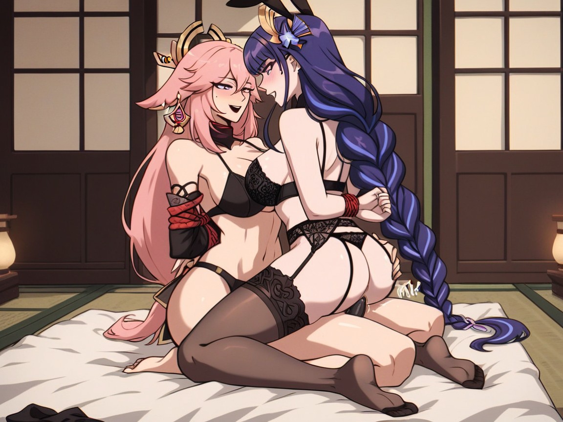 Massive Breast, Garter Belt, Plap Sound Effects Hentai AI Porn