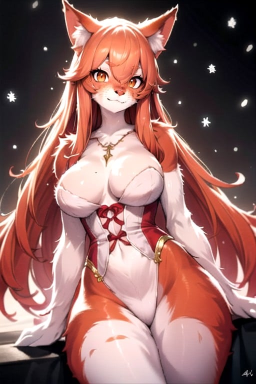 Luz Volumétrica, Furry, Peito Arredondado Hentai IA pornografia