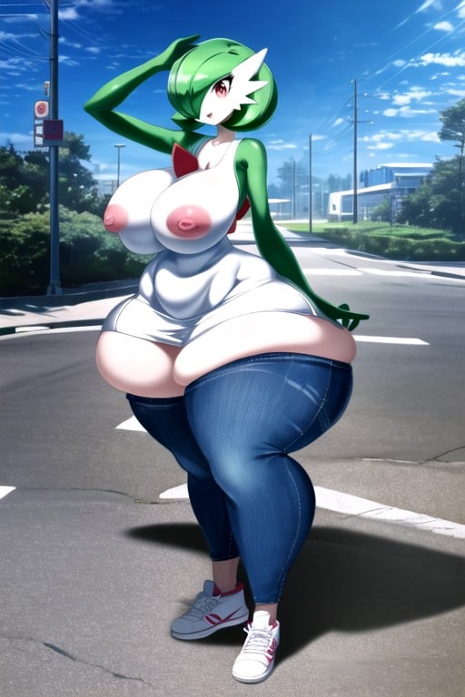 Gardevoir (pokemon), Massive Breast, Extremely Large Ass Hentai AI Porn