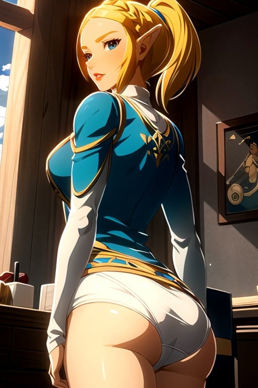 Donwblose Pose, Zelda, Zelda (the Legend Of Zelda) Hentai IA pornografia