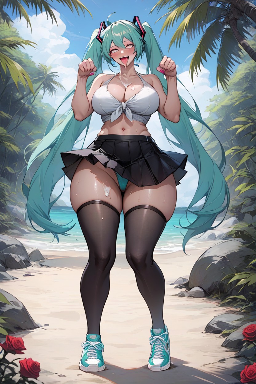Wide Hips, Full Body, Slutty Hentai AI Porn