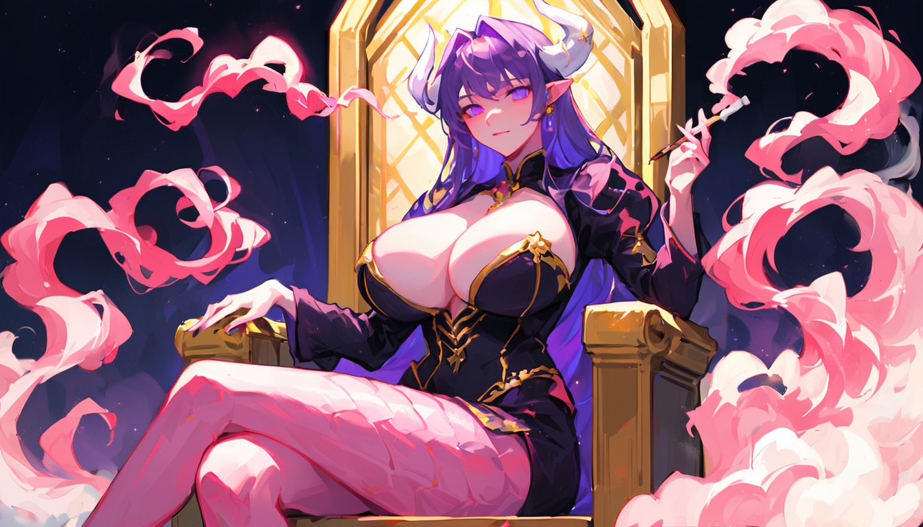 Exhaling Smoke, By Hyung Tae Kim, Holding Joint Hentai AI Porn