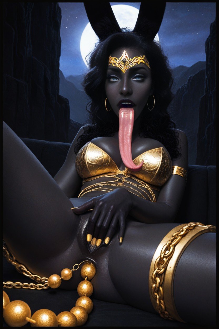 Perles Anales, Gold Body Chains, Melkor MancinPorno IA transsexuelle