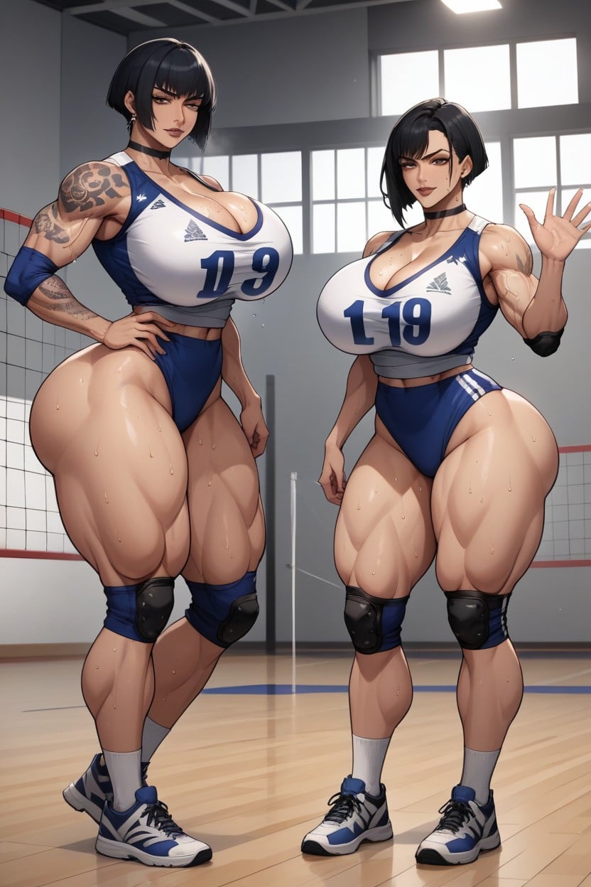 Anime Style, Anime Style, Large Breast AI Porn