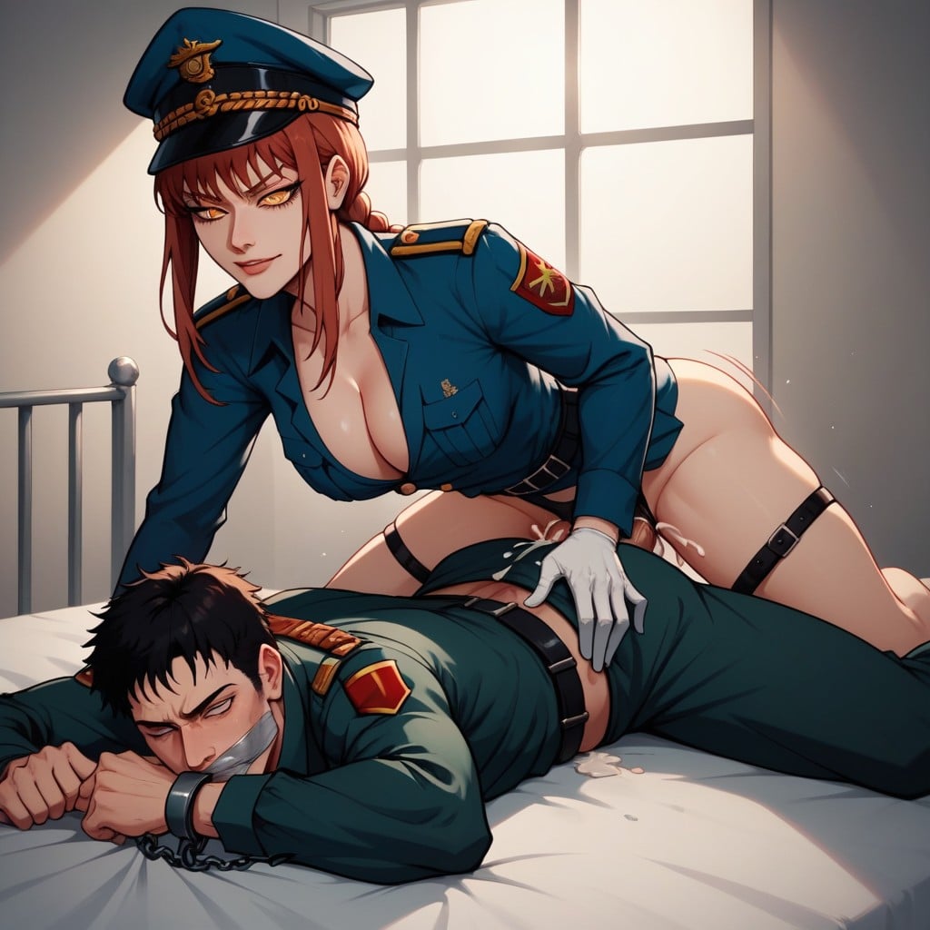 Fingers Deep In His Ass, Female Domination, Chainsaw Man AI Porn