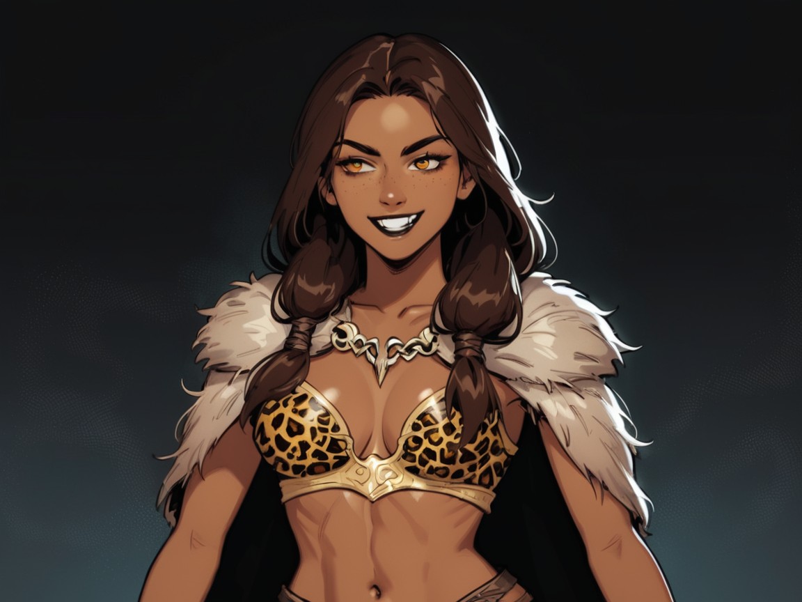 Low Chest Width, Gapped Thighs, Low Torso Height Latina AI Porn