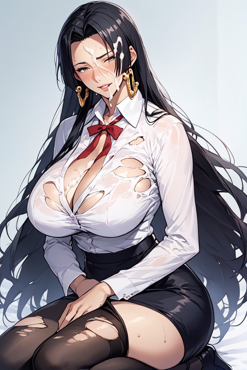 Huge Breasts, Extremely Slutty, SweatingAI黃漫