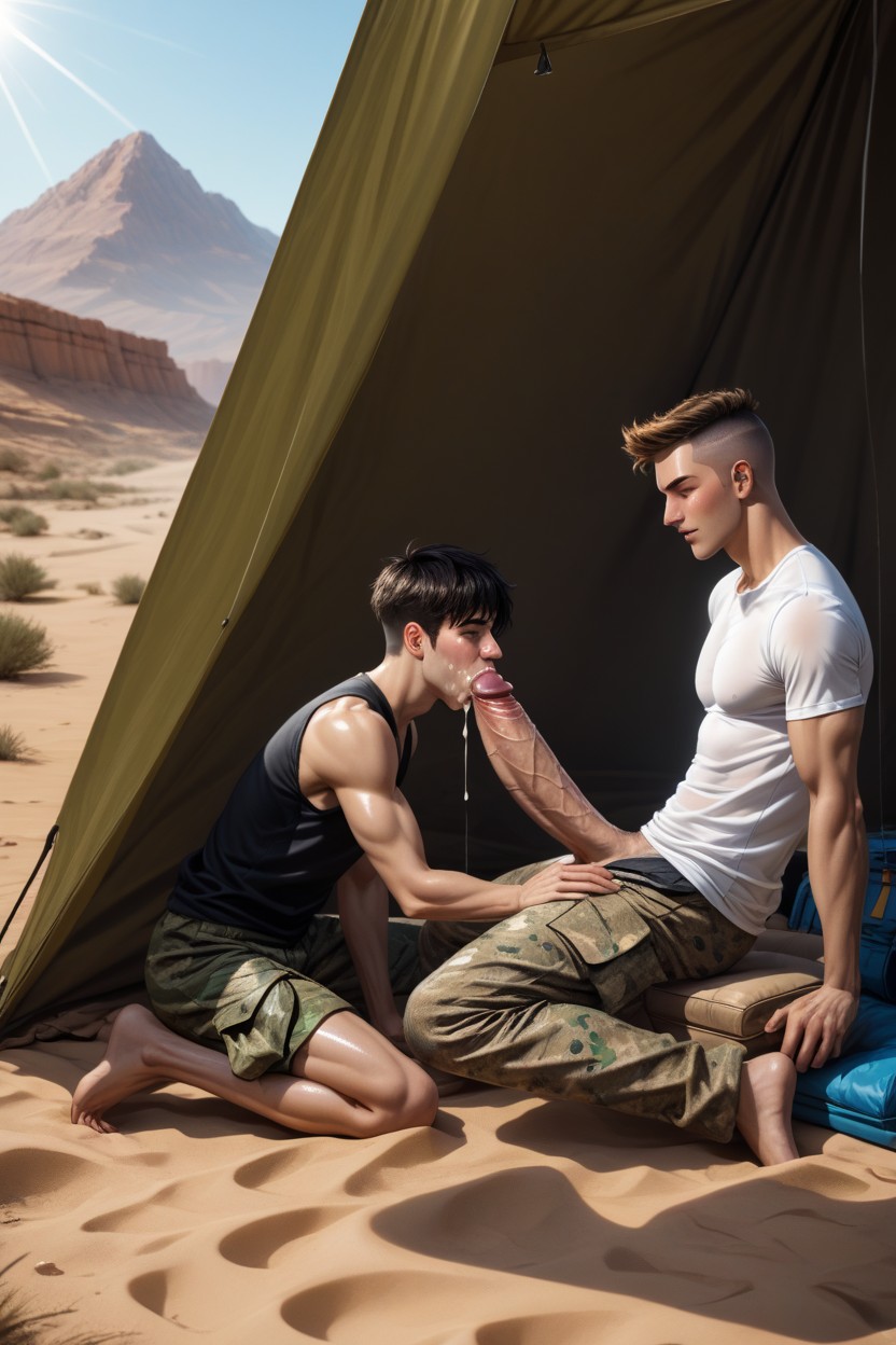 Pico Boyfriend, Large Shoulders, Hiperpene Imposiblemente Largo Porno gay IA