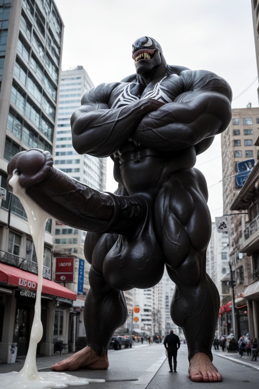 Messy Hair, Pony Cock, Huge Ball AI Gay Porn