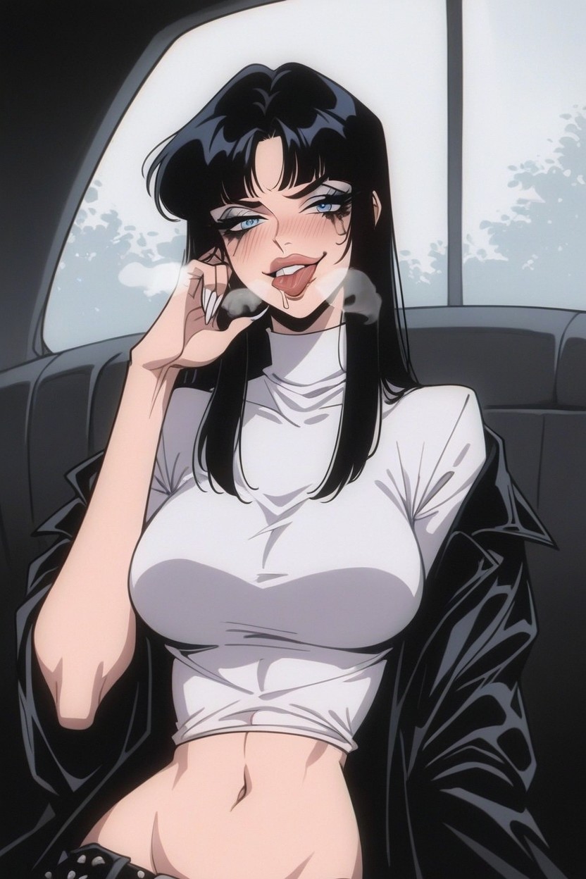 Contemptuous, Hot Steam Breath, Kissable Lips Hentai AI Porn