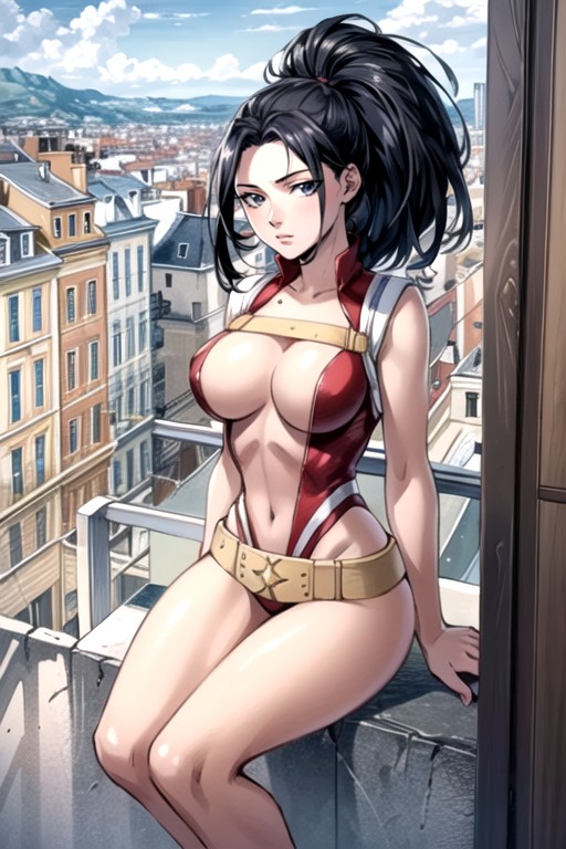 Balcon, Bande Dessinée, NuPorno IA Hentai