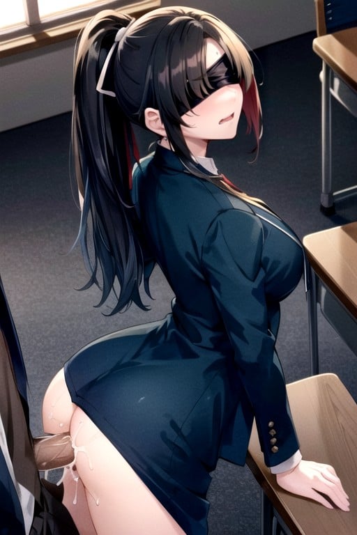 Medium Ass, In Classroom, 역겨워하는쉬메일 AI 포르노