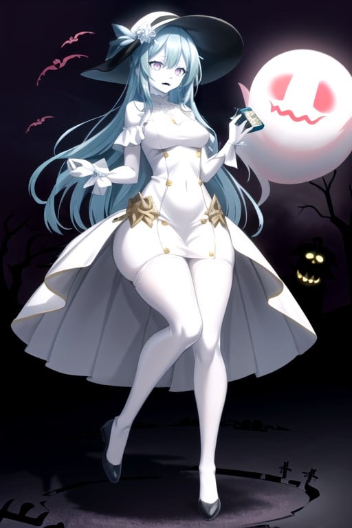 Ghost Girl, Unbuttoned, Extremely Large Ass Hentai AI Porn