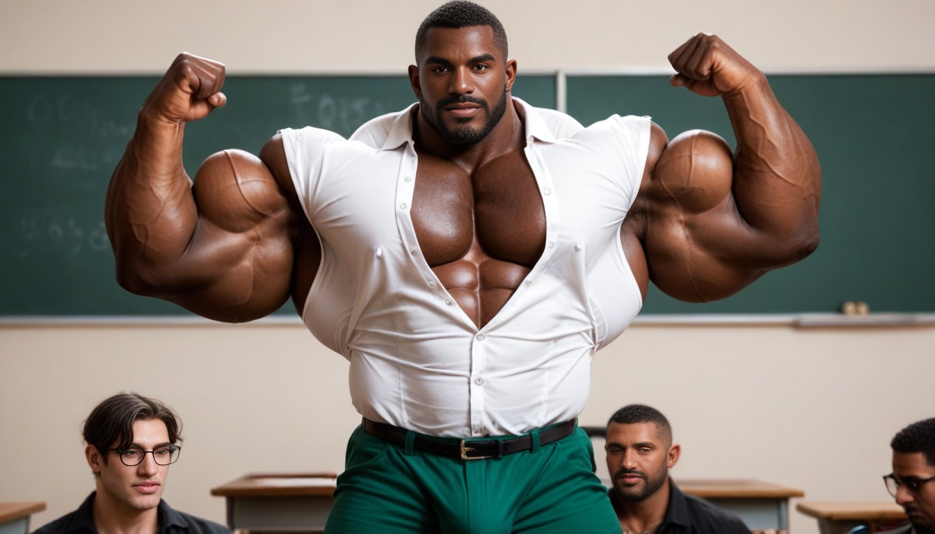 Bodybuilder, Hyper Muscle, Muscle Growth AI Gay Porn