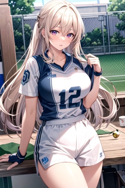 Buruma, White Sports Uniform Hentai AI Porn