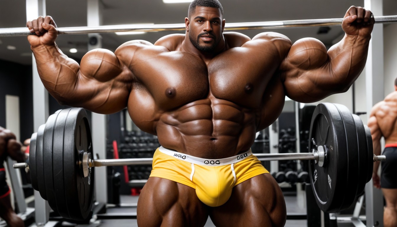 18+, African, Massive Gigantic Man AI Gay Porn