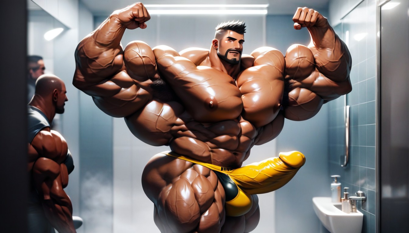 1 Person, Huge Bulge, Gigantic AI Gay Porn