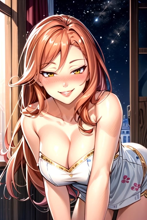 Mischievous (smiling While Blushing), Comic, Rim Lighting Furry AI Porn