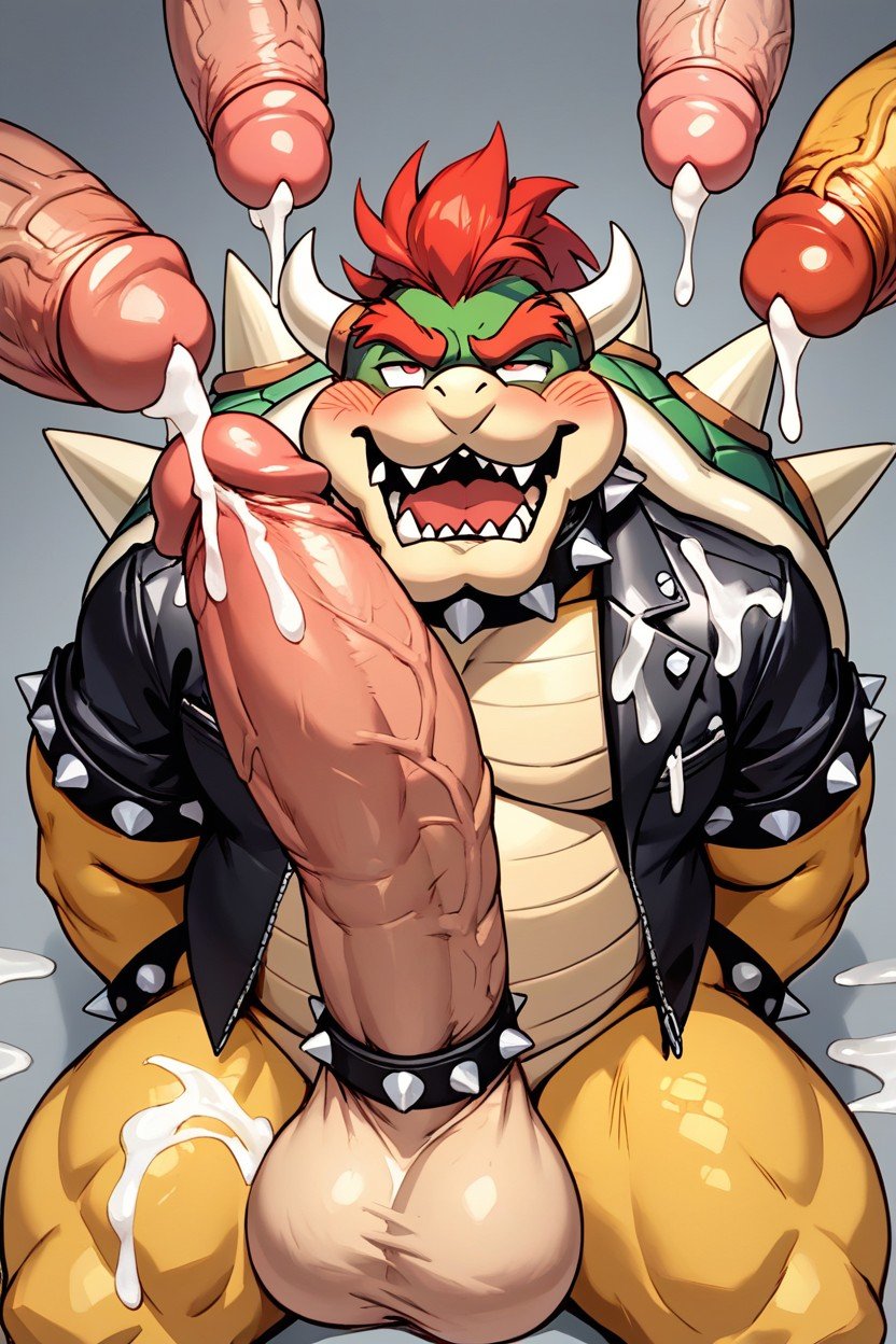 Not Human, Bowsers Huge Dick, Man쉬메일 AI 포르노