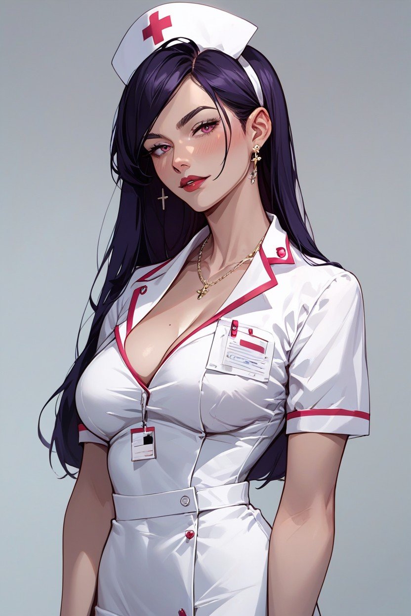 Violet Parr, Sexy Nurse Outfit, Medium Breasts Shemale AI Porn