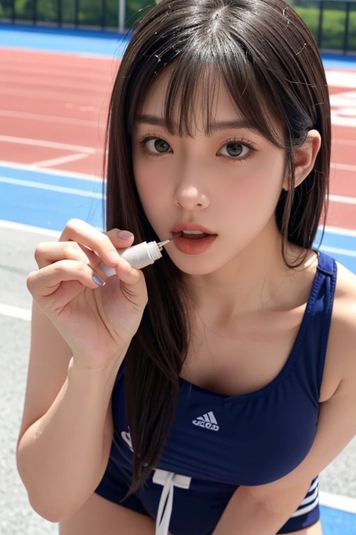Oily Skin, Pov, Sweat Asian AI Porn