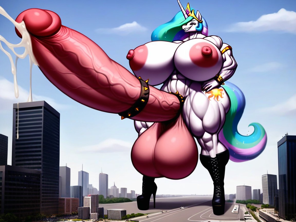 Muscle Shoulders, Cum, Breast Expansion Porno IA Furry