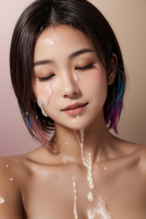 Naked, Close Up, Fisheye Camera Asian AI Porn