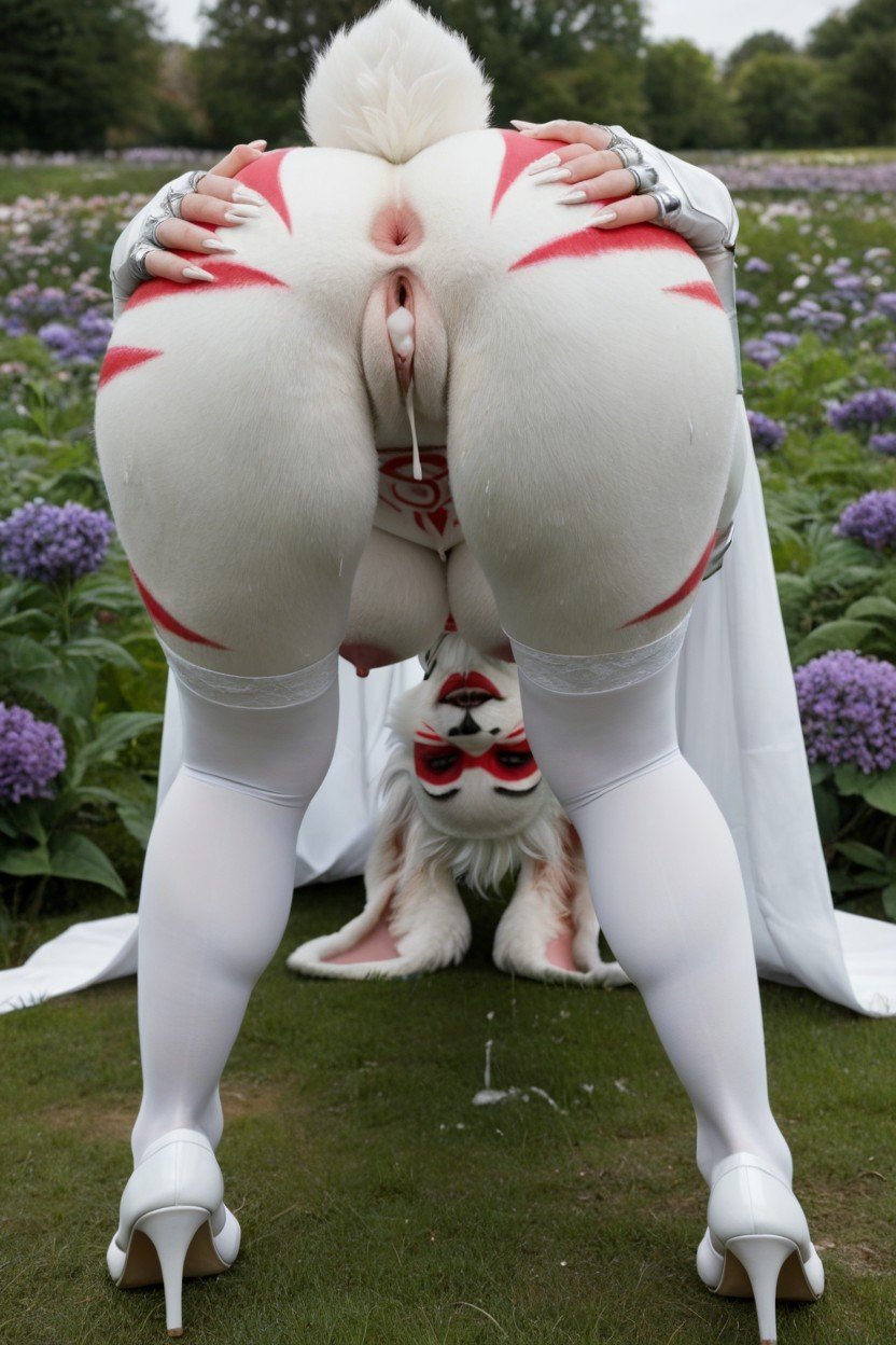 Bulldog Sex, Standing In A Field Of Flowers, Bunny Tail Travesti IA Pornô