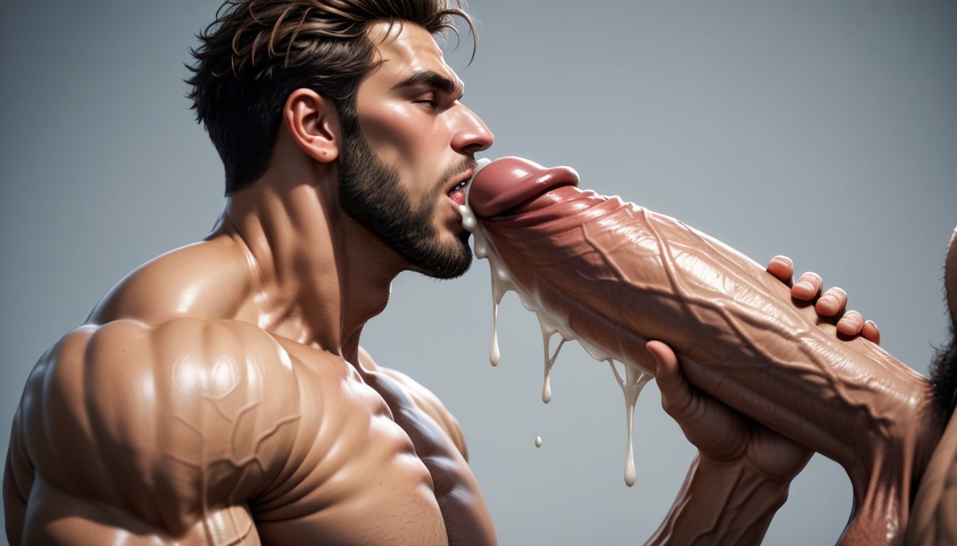 Gigantic, Muscular Legs, Hyper Muscle AI Gay Porn