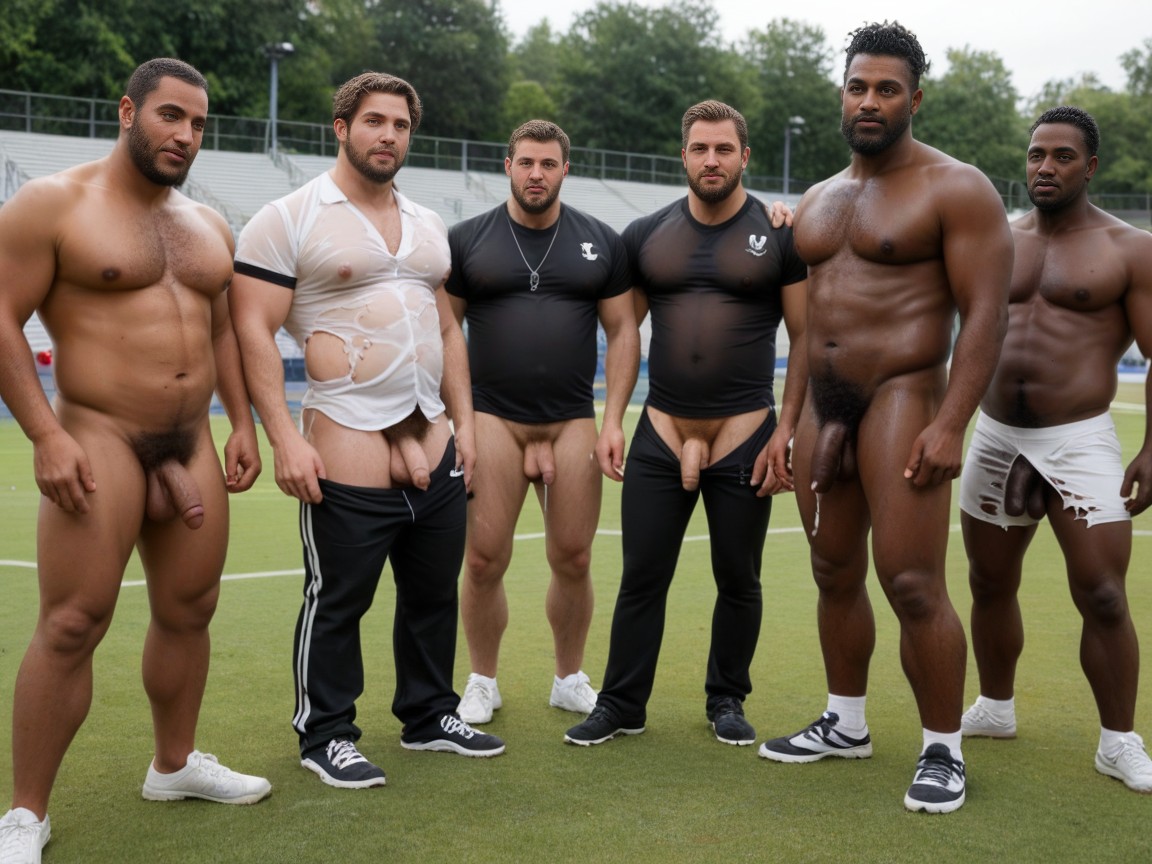 Hairy Bearded Average Black Guys, Teacher, Hairy Legs AI Gay Porn