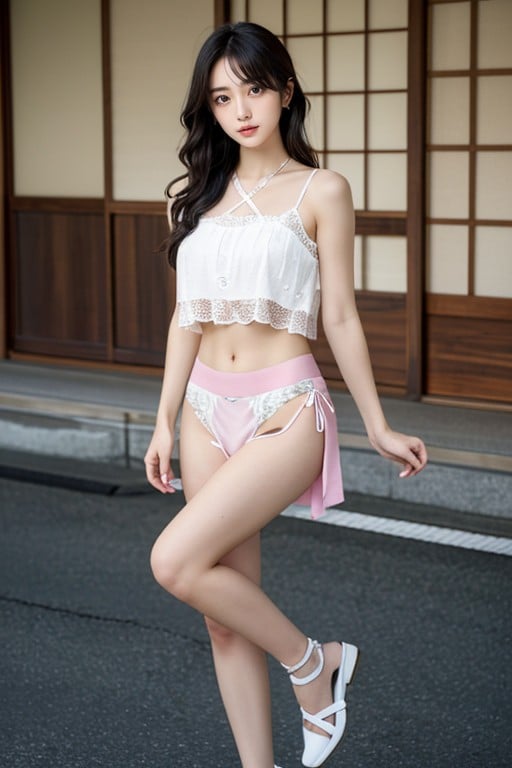 20+, Japanese, Skirt Shemale AI Porn