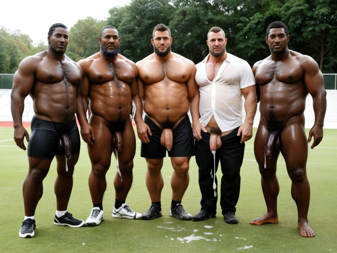 Hyper Pubic Hair Balls, Shaggy Beards, Hairy Chest AI Gay Porn
