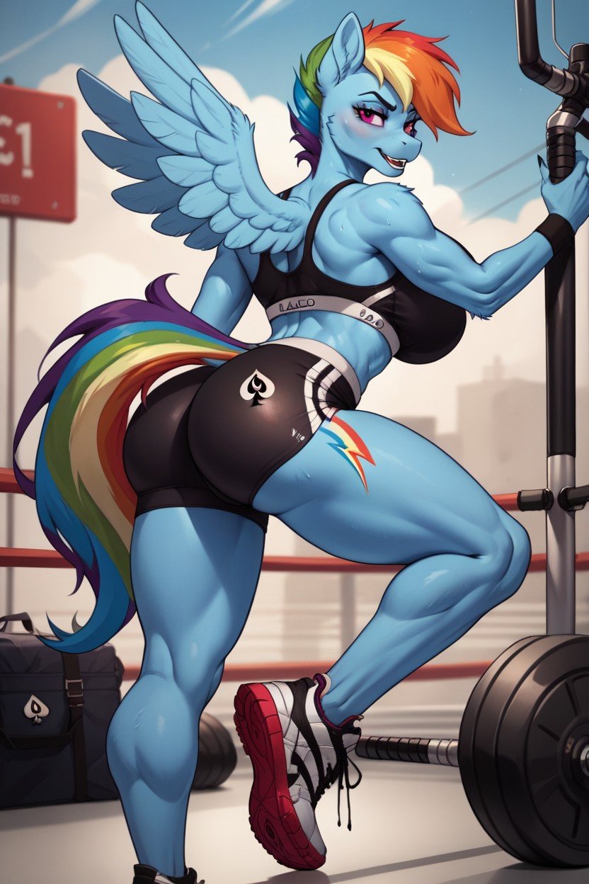 Rainbow Dash From My Pony, Queen Of Spades Tattoo On Ass, Tight Sports ShortsPorno IA Furry