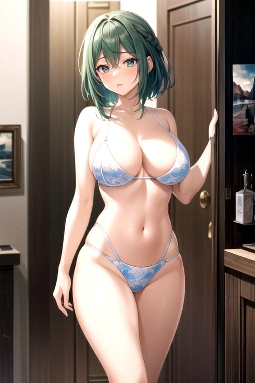 Green Hair Stepmom Walks In On Her Jerking OffHentai IA